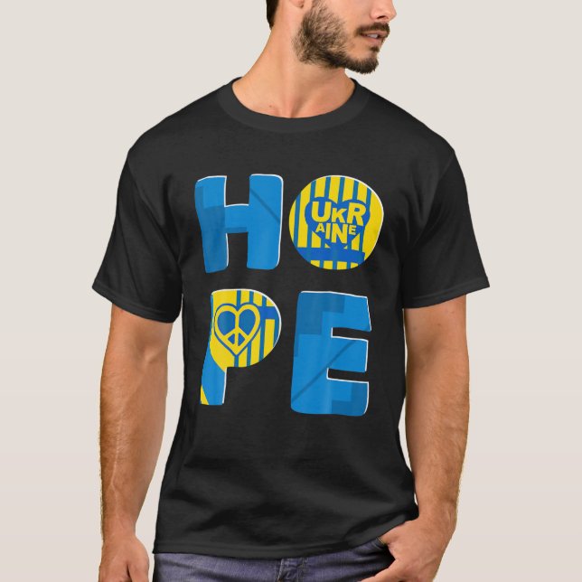 HOPE For Ukraine T-Shirt (Front)