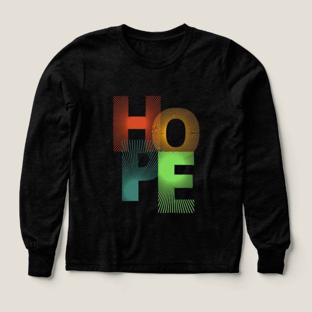 HOPE Geometric Typography - Tshirt (Design Front)