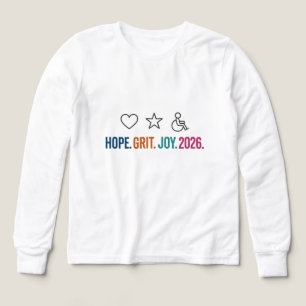 Hope Grit Joy 2026 Minimalist Special Needs