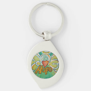 Hope Guardian Angel Word Custom Keychains