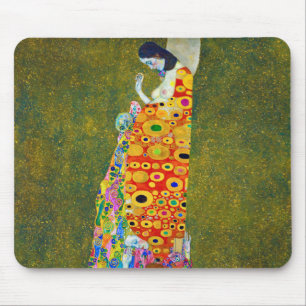 Hope, Gustav Klimt Mouse Pad