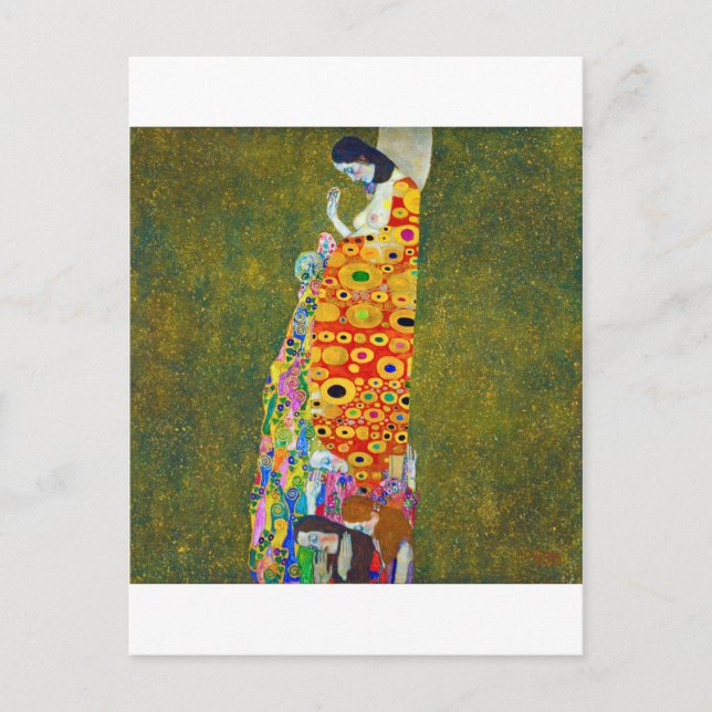 Hope, Gustav Klimt Postcard (Front)