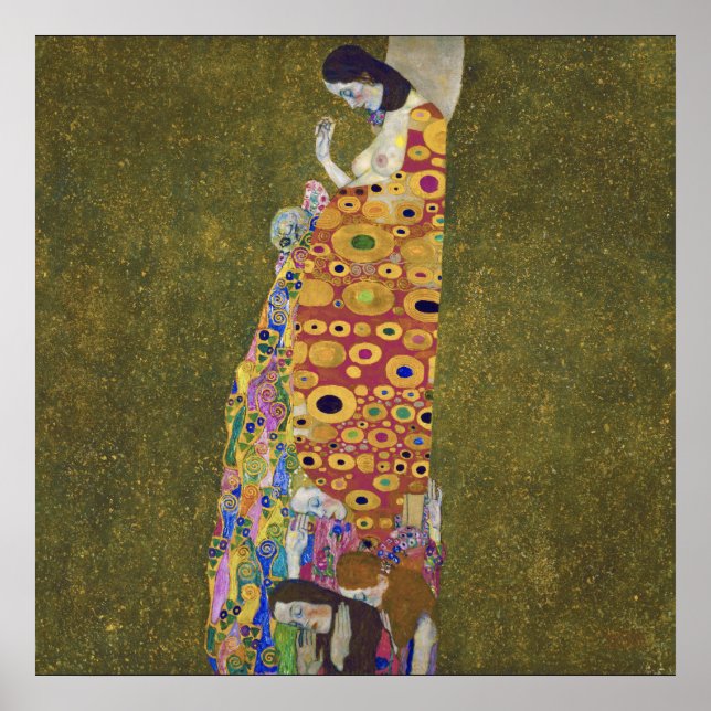 Hope, Gustav Klimt  Poster (Front)