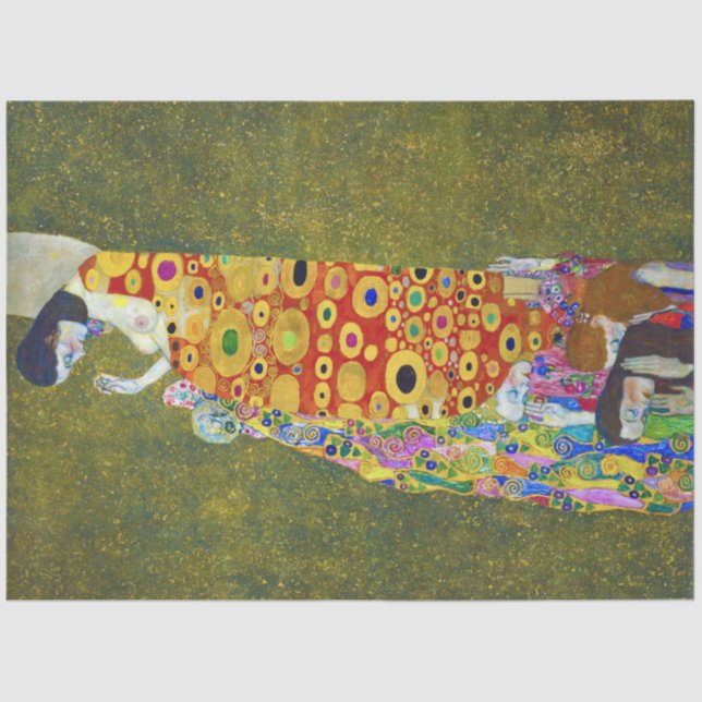 Hope, Gustav Klimt Tissue Paper (Front)