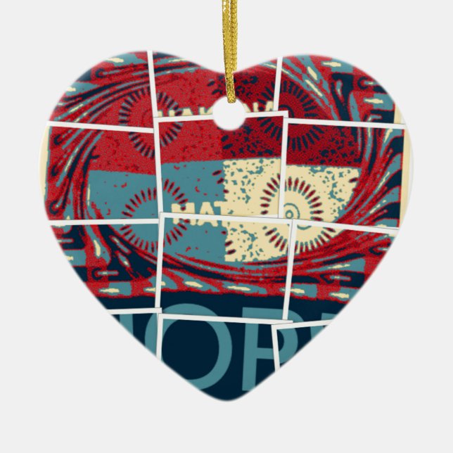 Hope Hakuna Matata Ceramic Tree Decoration (Front)