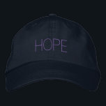 Hope Hat<br><div class="desc">Navy hat with the words HOPE!</div>