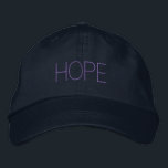 Hope Hat<br><div class="desc">Navy hat with the words HOPE!</div>