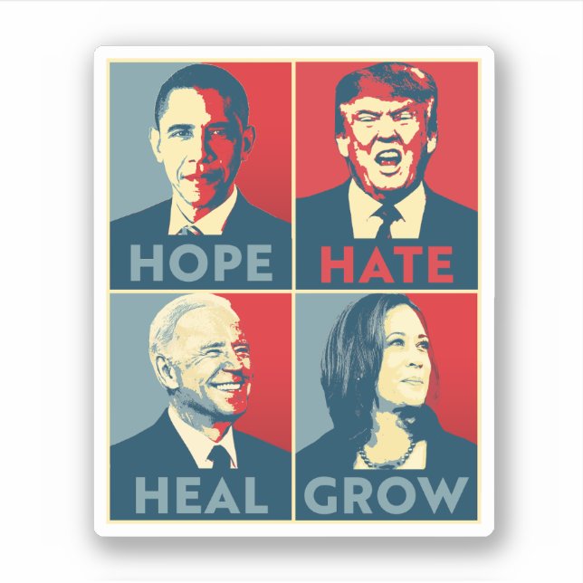 Hope Hate Heal Grow (Front)