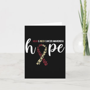 Hope Head And Neck Cancer Awareness  Card