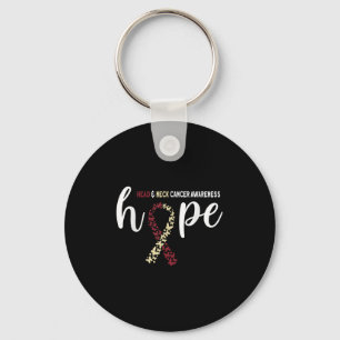 Hope Head And Neck Cancer Awareness  Key Ring
