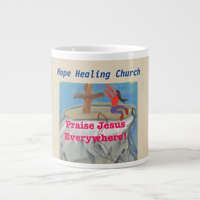Hope Healing Church Praise Jesus Coffee Mug Cup (Front)
