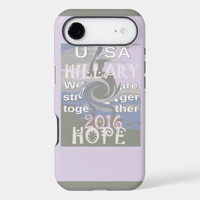 Hope  Hillary USA We Are Stronger Together (Back)