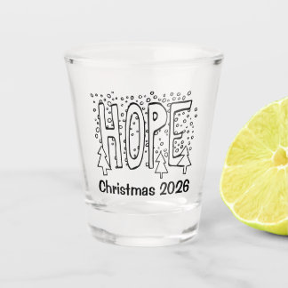 Hope Holiday Personalised Shot Glass