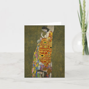 Hope II by Gustav Klimt Card