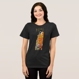 Hope II: Klimt's Art on Soft Tri-Blend Tee