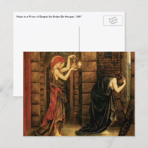 Hope in a Prison of Despair by Evelyn De Morgan Postcard