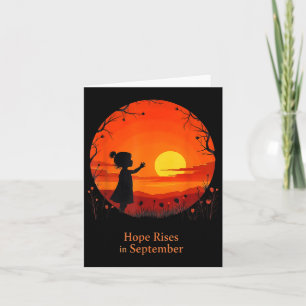 Hope In September Paediatrics Cancer Awareness Rib Card