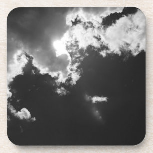 Hope in the silver lining of the clouds. coaster