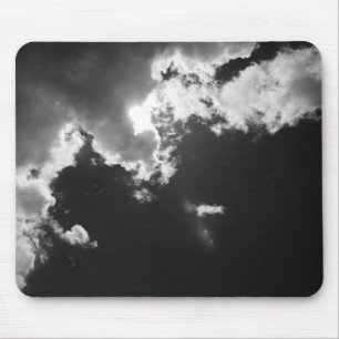 Hope in the silver lining of the clouds. mouse pad