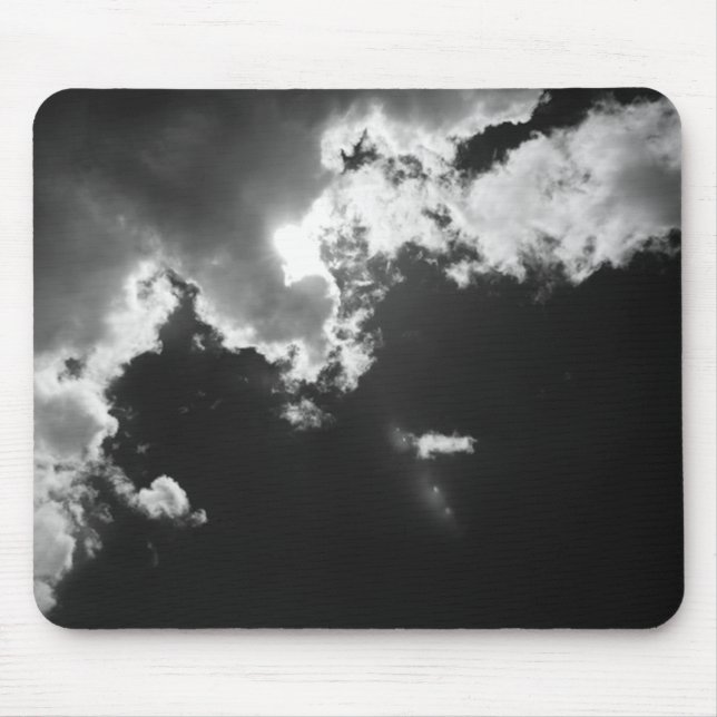Hope in the silver lining of the clouds. mouse pad (Front)
