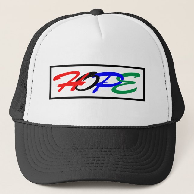 Hope Inspiration Peak Positivity Trucker Hat (Front)