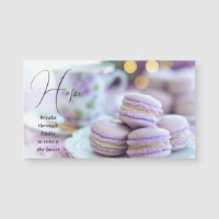 Hope Inspiring Quote Purple Photography Magnet