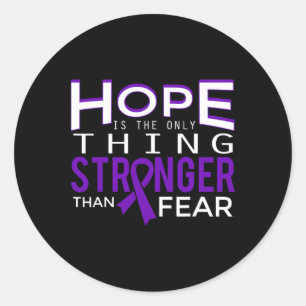 Hope Is Stronger Than Fear Heimerheimers And Epile Classic Round Sticker