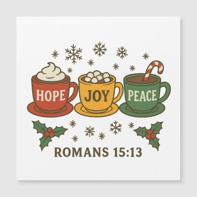 Hope joy Peace and Cocoa (Front)