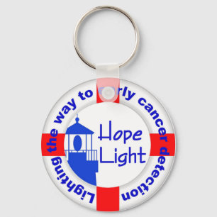Hope Light Keychain-Lighting the Way to Early Det Key Ring