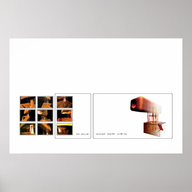 hope: light vs. dark poster (Front)