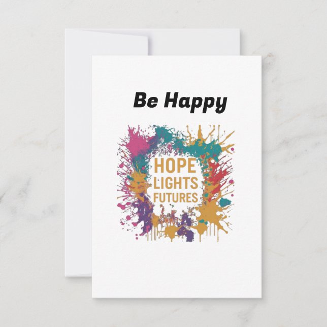 Hope Lights Futures  RSVP Card (Front)