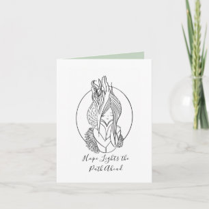 Hope Lights the Path Ahead Greeting Card