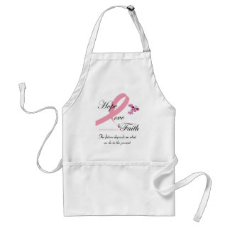 Hope love and faith apron
