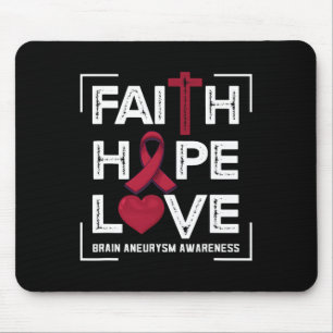 Hope Love Brain Aneurysm Awareness 1 Mouse Pad
