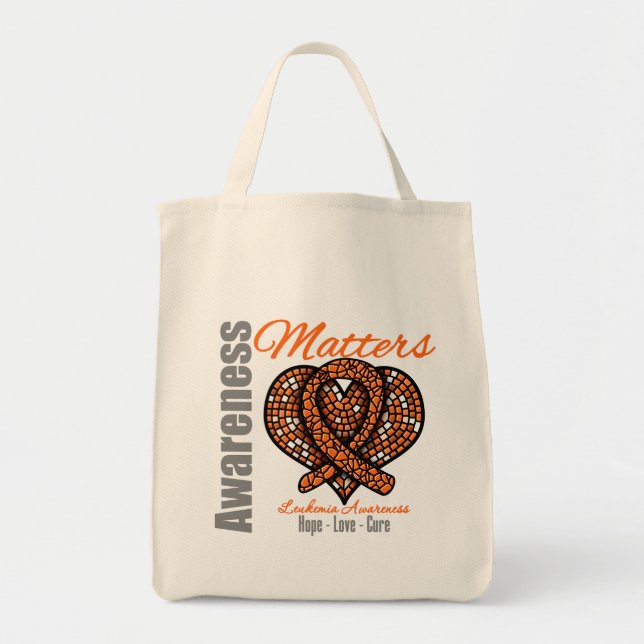 Hope Love Cure - Leukaemia Awareness Matters Tote Bag (Front)