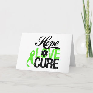 Hope Love Cure NON HODGKINS LYMPHOMA Gifts Card