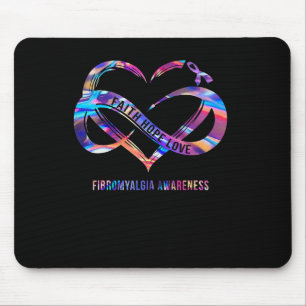 Hope Love Fibromyalgia Awareness 2 Mouse Pad