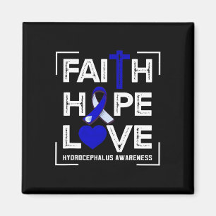 Hope Love Hydrocephalus Awareness 1 Magnet
