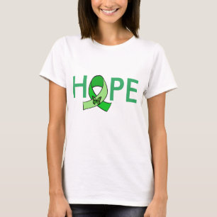 "HOPE" Lyme Disease Awareness Ribbon w Butterfly T-Shirt