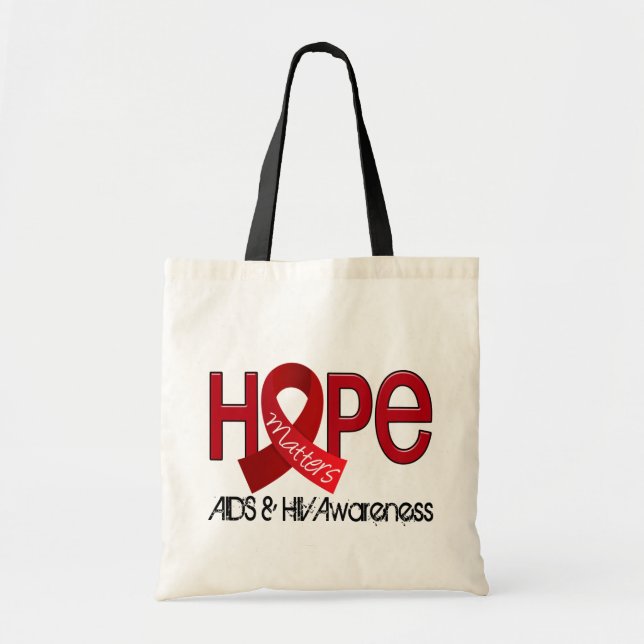 Hope Matters 2 AIDS Tote Bag (Front)