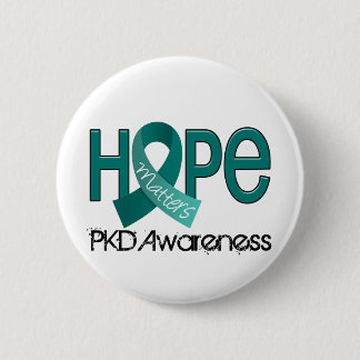 Hope Matters 2 PKD 6 Cm Round Badge