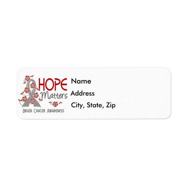Hope Matters 3 Brain Cancer (Front)