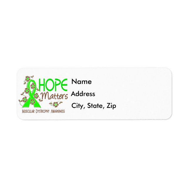Hope Matters 3 Muscular Dystrophy (Front)