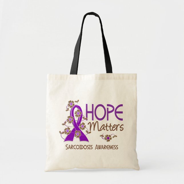 Hope Matters 3 Sarcoidosis Tote Bag (Front)