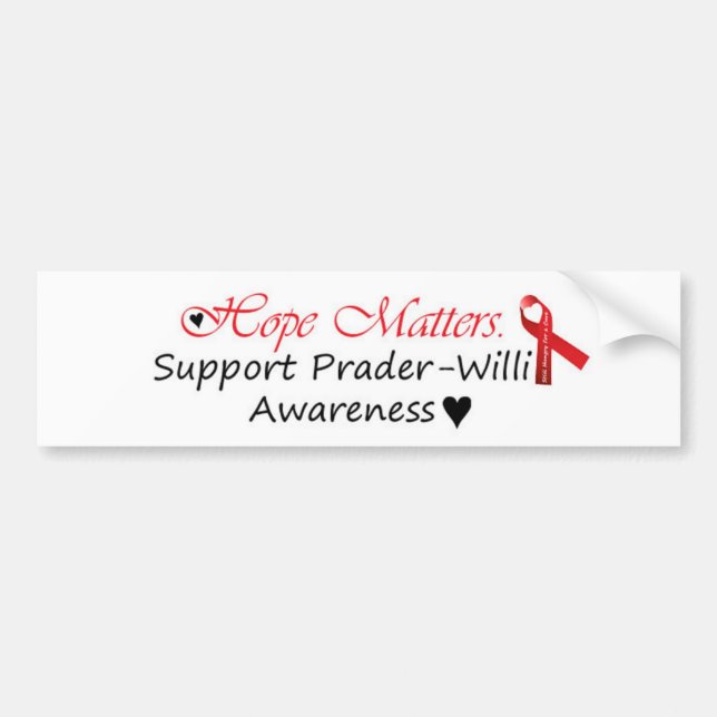Hope Matters Bumper Sticker (Front)