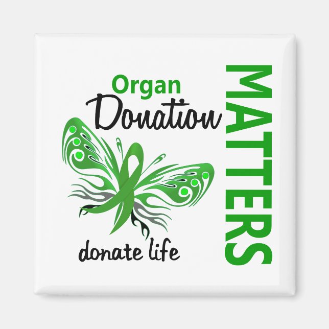 Hope Matters Butterfly Organ Donation Magnet (Front)