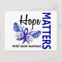 Hope Matters Butterfly Rectal Cancer