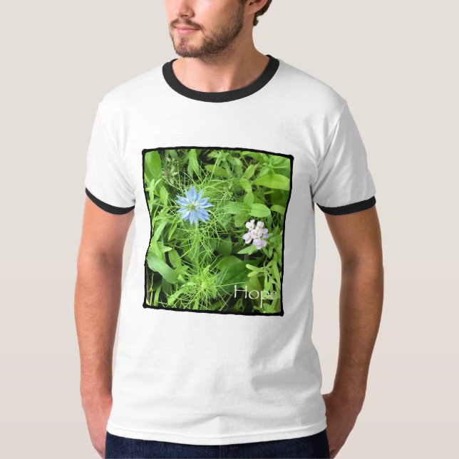  Hope Men's Basic Ringer T-Shirt (Front)