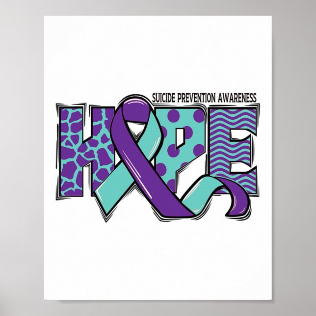 Hope Mental Health Message  Poster (Front)