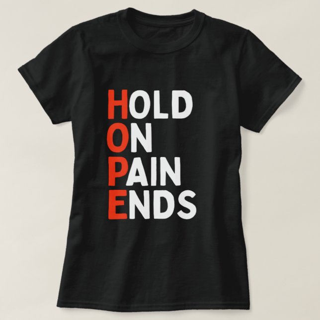 Hope Mental Health Tee For Men Or Women (Design Front)